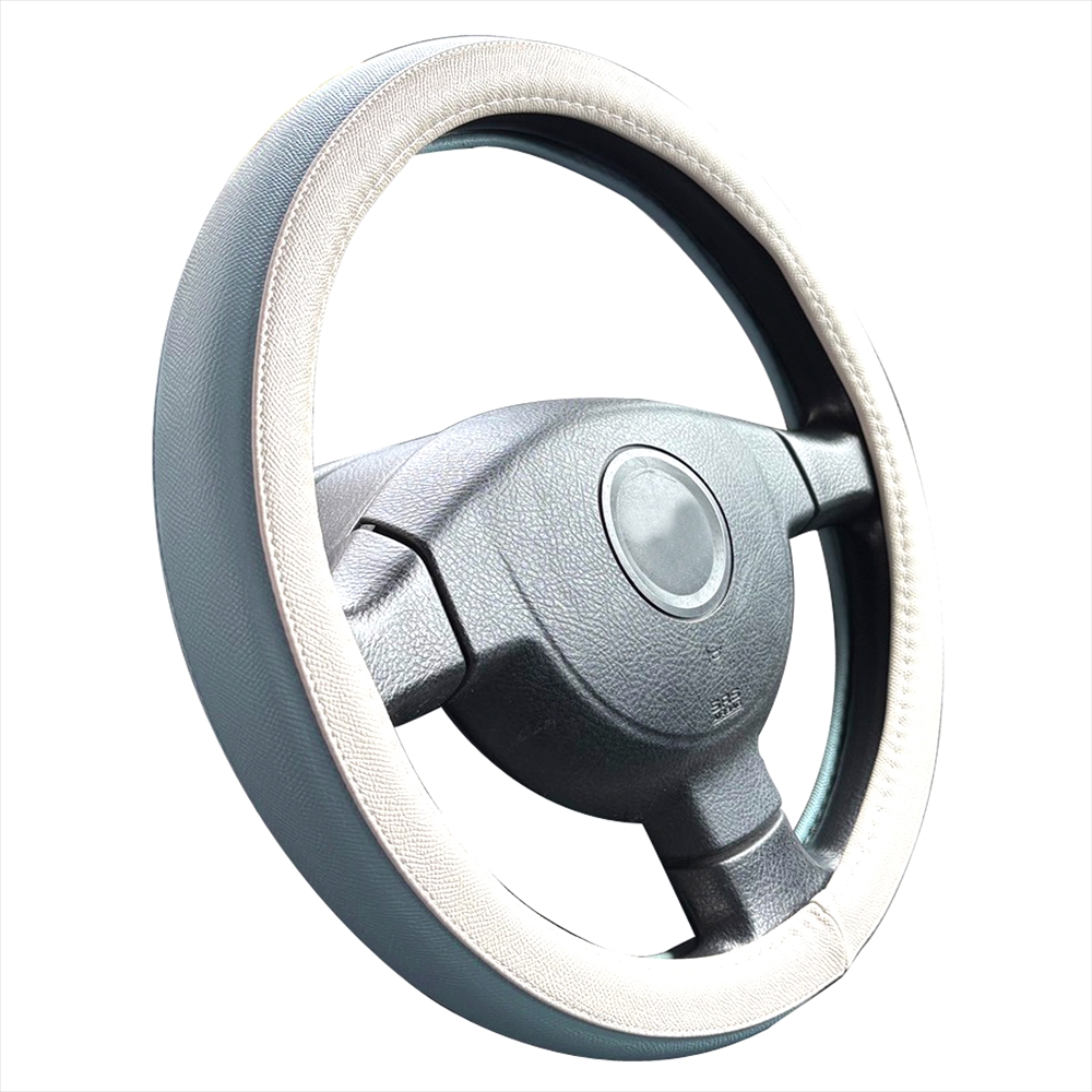 ラス1！USDM BELL ハンドルカバー　ステアリングカバーグレー ステアリングカバー ハンドルカバー 車 ハンドル カバー S M サイズ 軽