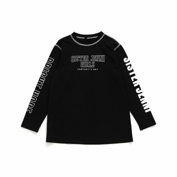 P会員SALE セール】 SISTER JENNI シスタージェニー 長袖 Tシャツ 2022 秋冬物 (130cm/140cm/150cm/160cm)  配色ステッチロング丈ロンT メール便可 :2125202:ベビー子供服のYYKIDS - 通販 - Yahoo!ショッピング