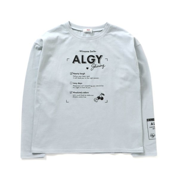 40%OFF セール】 ALGY アルジー 長袖 Tシャツ 2022 春物 (XXS/XS/S/M) カジュアルロゴロンT メール便可  :g206042:ベビー子供服のYYKIDS - 通販 - Yahoo!ショッピング