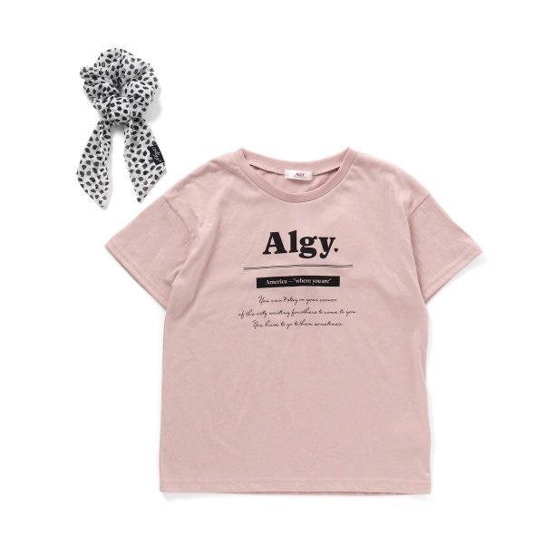 高品質の人気 P会員SALE セール ALGY アルジー 半袖 Tシャツ 2022 夏物 XXS XS S M シュシュ付きT メール便可  whitesforracialequity.org