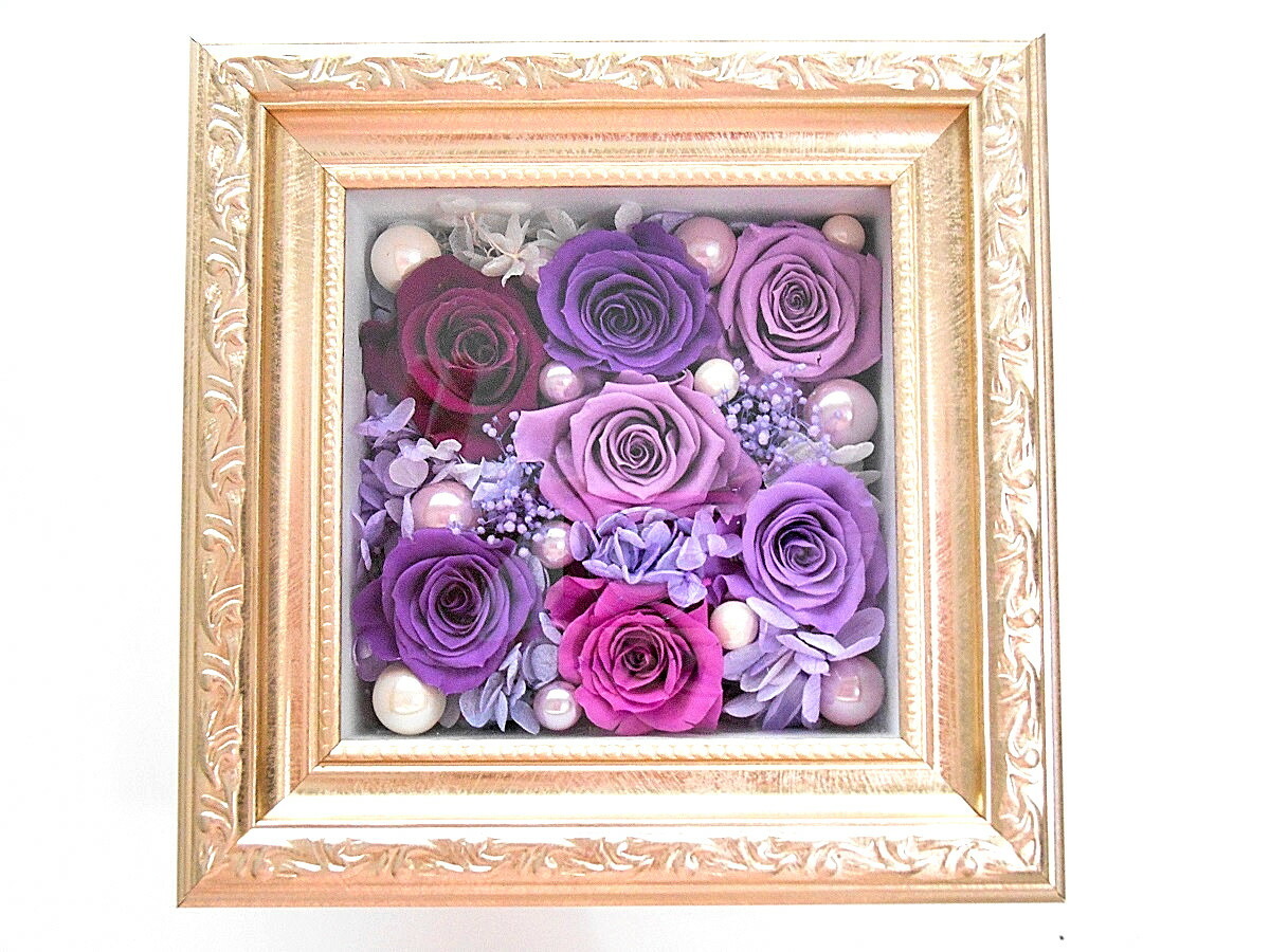 プリザーブドフラワー 古希祝い プレゼント 女性 母 喜寿祝い フラワー