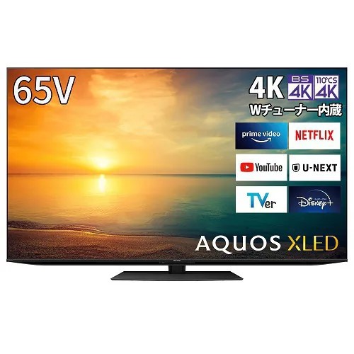 設置付き】シャープ 4T-C65DP1 65型 4K液晶テレビ AQUOS XLED ミニLED 量子ドット Android TV搭載  倍速対応【沖縄県・離島へは発送不可】 : 4974019172156 : ワイズオフィスYahoo!店 - 通販 - Yahoo!ショッピング