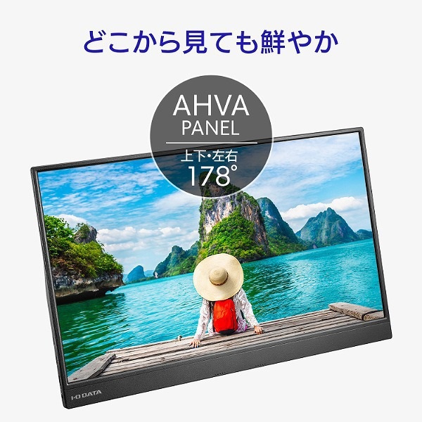 IODATA 15.6型フルHD対応モバイルディスプレイ LCD-CF162XAB-M ブラック 広視野角AHVAパネル採用｜yz-office｜04