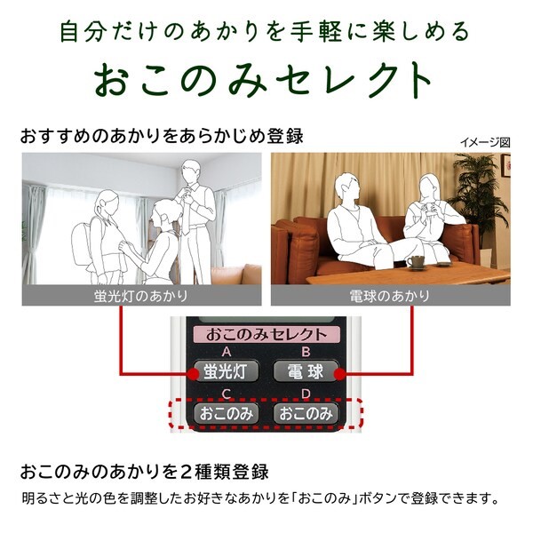 日立 LEDシーリングライト 12畳まで 調光/調色 リモコン付き LEC-AH1200U スタンダードよみかき｜yz-office｜04