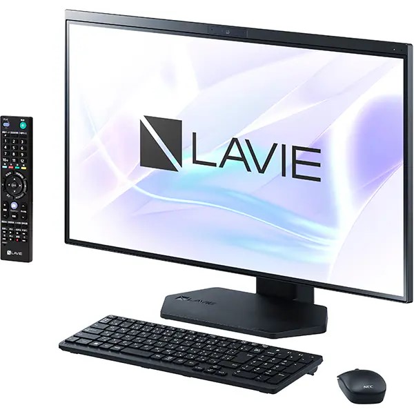 NEC デスクトップパソコン LAVIE A27 PC-A2797DAB ファインブラック 27型/Win11/Ryzen7/メモリ16GB/SSD1TB/BD/TV/Office Home＆Business 2021