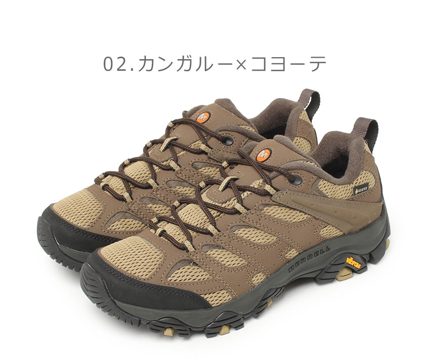 メレル ハイキングシューズ メンズ モアブ 3 シンセティック ゴアテックス MERRELL J500239 J500247 ブラック 黒 ブラウン 靴