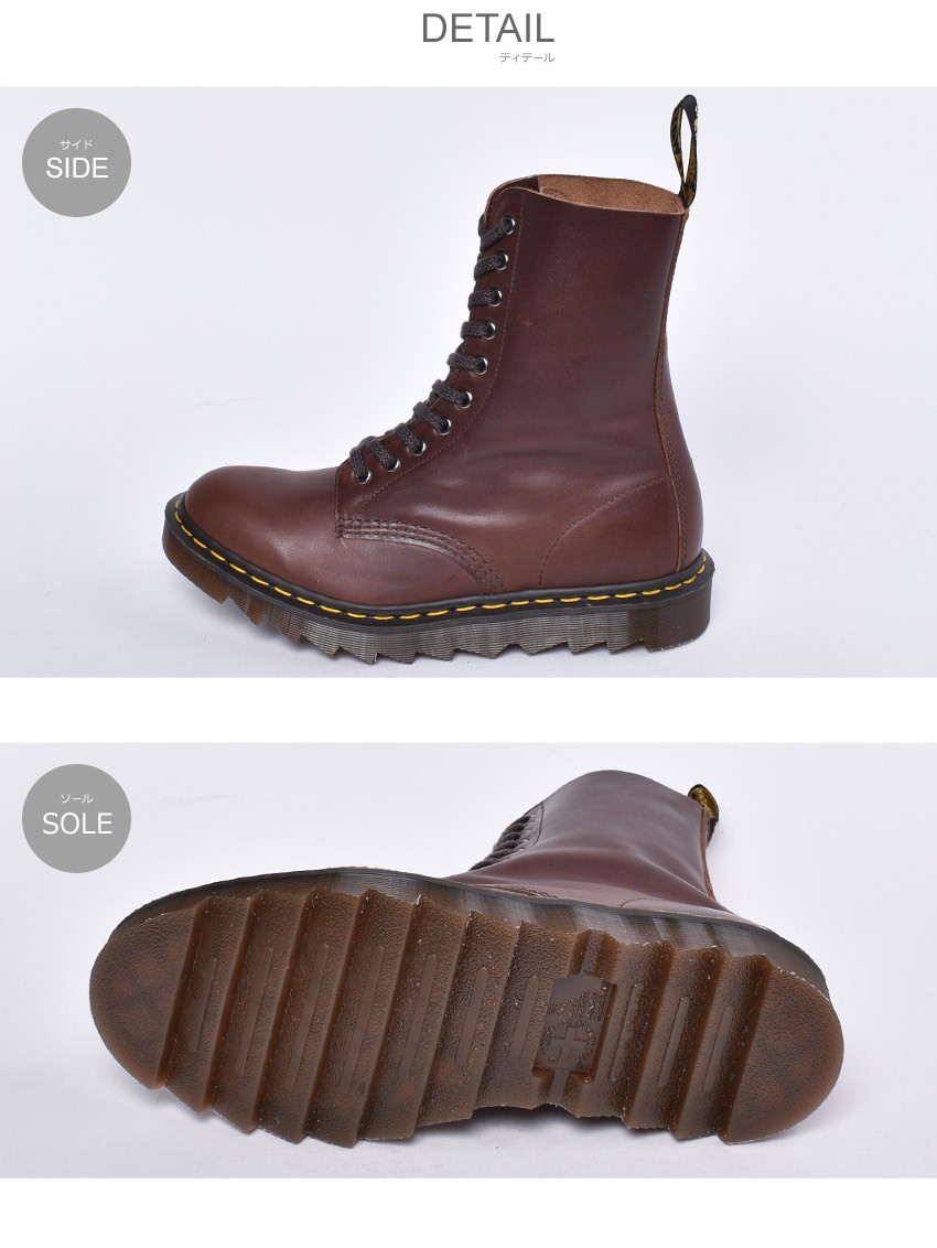 送料無料 ドクターマーチン 1490リップル 10ホールブーツ メンズ レディース 25298197 25301001 DR．MARTENS  プレーントゥ : 1033-9930 : Z-CRAFT ヤフーショッピング店 - 通販 - Yahoo!ショッピング