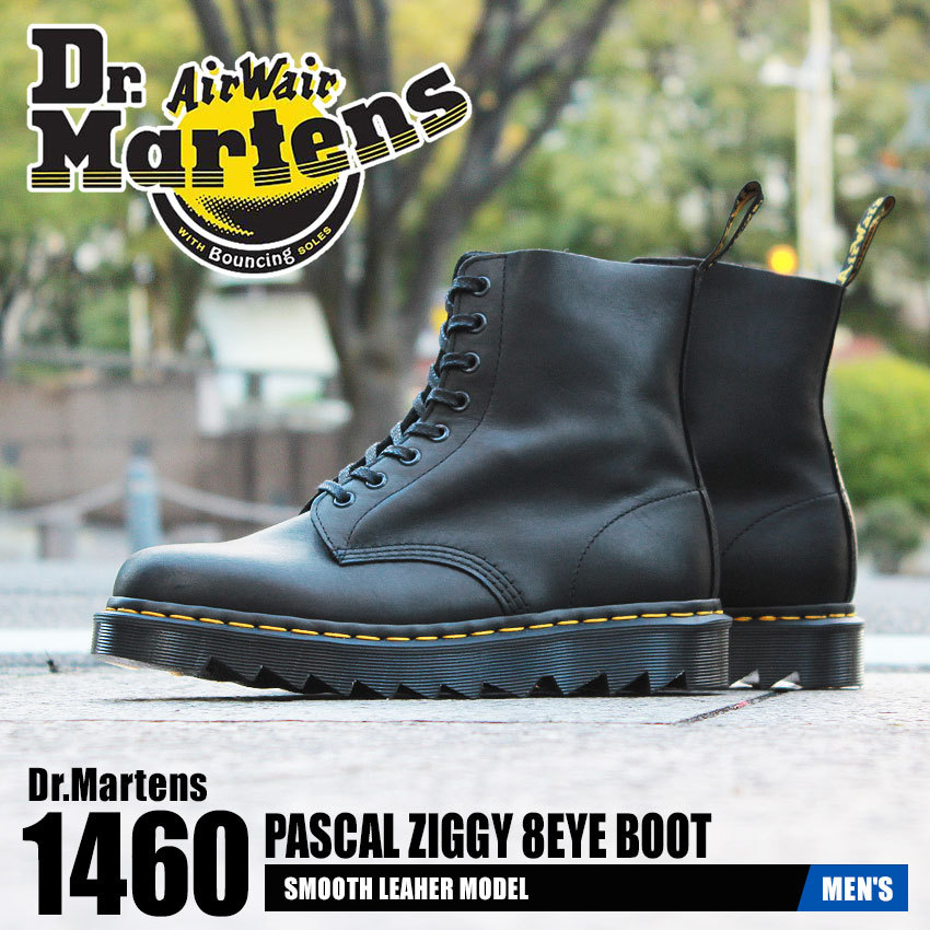 送料無料 ドクターマーチン レースアップブーツ メンズ 1460 パスカル ジギー DR．MARTENS 26324001 黒 靴 シューズ ブーツ  人気