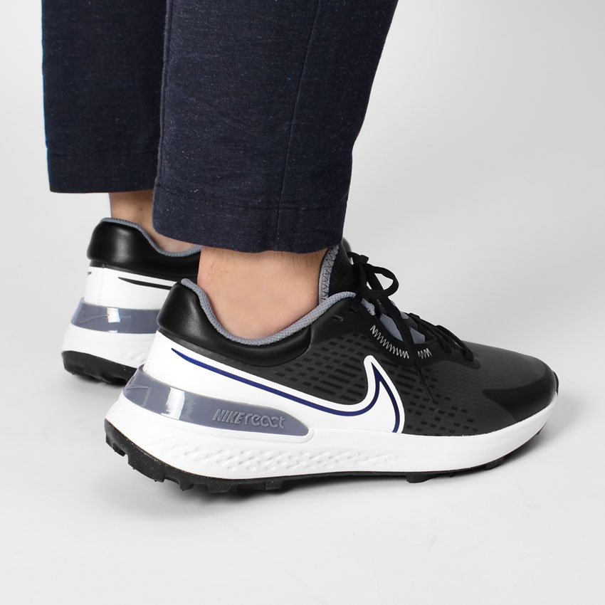 Nike ナイキゴルフシューズ ブラック/ホワイト NIKE (ナイキ) スパイクレスゴルフシューズ ホワイト×ブラック
