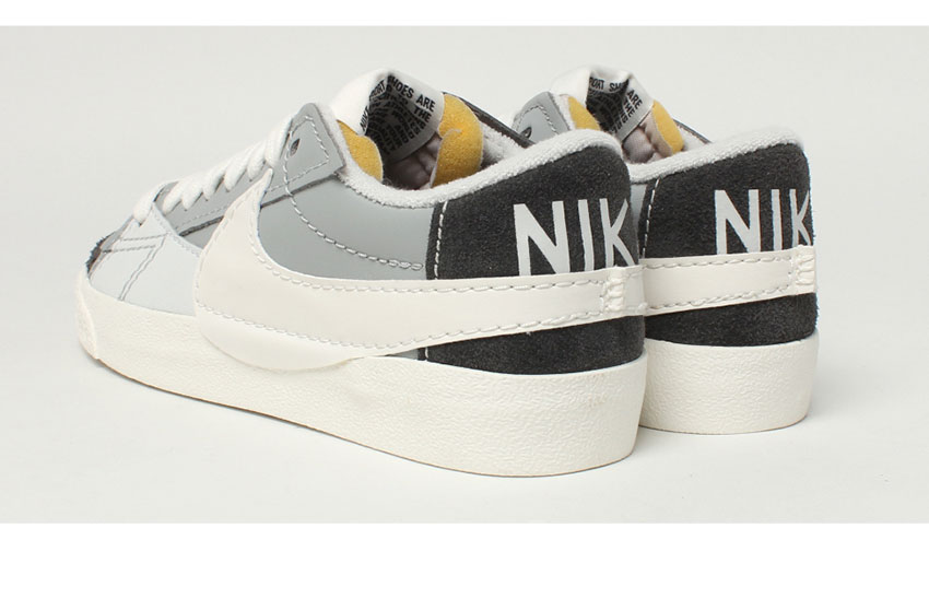 ナイキ スニーカー メンズ BLAZER LOW 77 JUMBO SE NIKE FJ5467 グレー