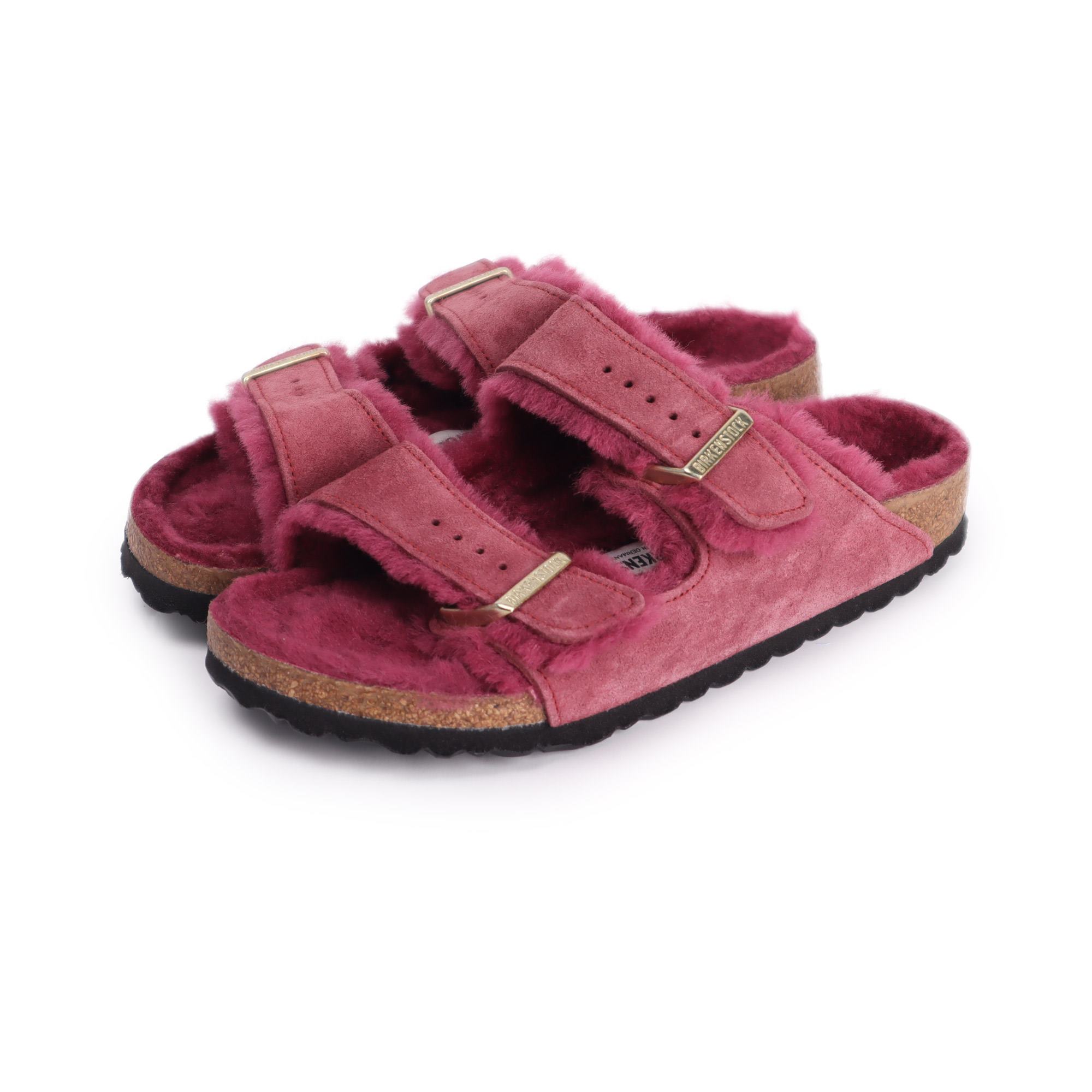 ビルケンシュトック サンダル レディース アリゾナ シアリング BIRKENSTOCK 1020389 1020464 レッド 赤 ピンク ナロー  細幅 ボア : 1082-0153 : Z-CRAFT ヤフーショッピング店 - 通販 - Yahoo!ショッピング