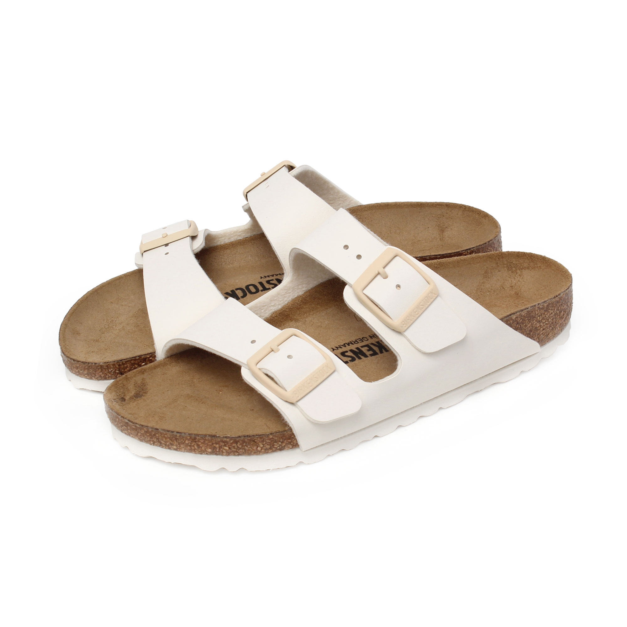 美品！BIRKENSTOCK ビルケンシュトック アリゾナクロコ型押26cm 白 美品！BIRKENSTOCK ビルケンシュトック アリゾナクロコ型押26cm