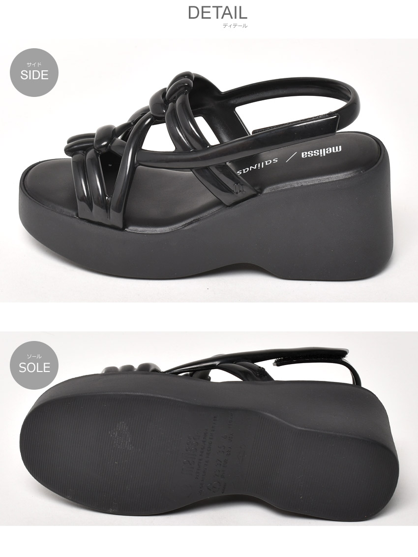 Melissa追跡付/送料込 雨の日のお洒落に 安定ヒールサンダル Melissa【追跡付/送料込】人気コラボ Y.Project エレガント