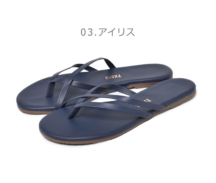 TKEES（ティキーズ） サンダル レディース リリ 黒 ピンク レッド ロゴ