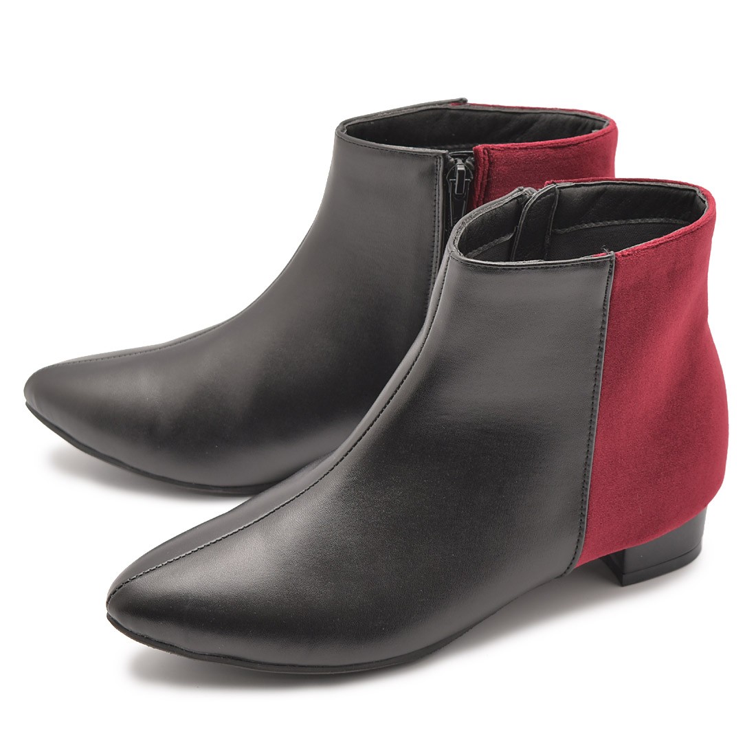 半額以下 ショートブーツ レディース サイドジップ バイカラー ショートブーツ おしゃれ 靴 シューズ トドス 1217 0279 スニーカー ブーツならz Craft 通販 Yahoo ショッピング