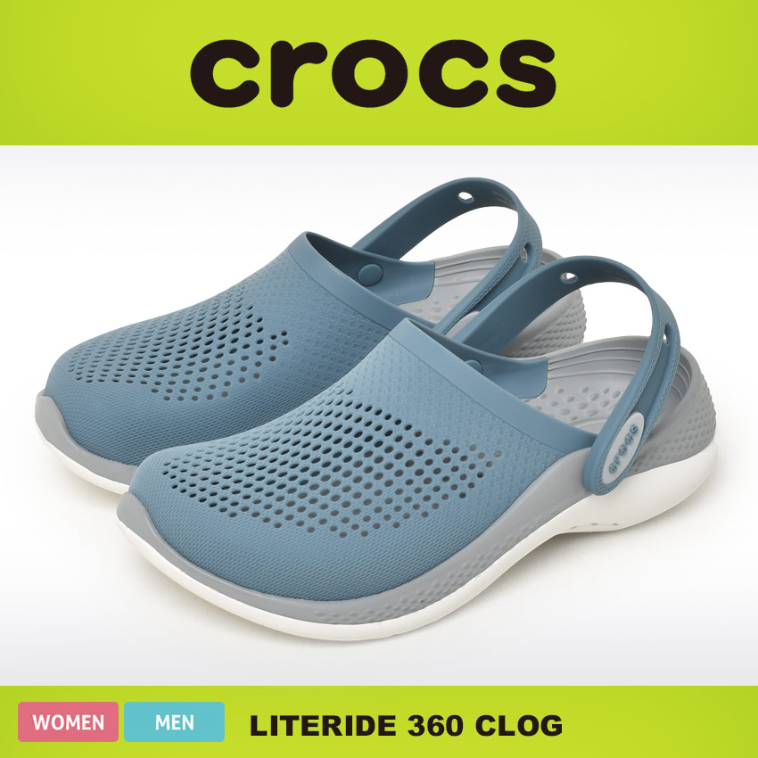 送料無料 クロックス クロッグ メンズ レディース ライトライド 360 クロッグ CROCS 206708 クロッグサンダル ブランド 靴 紺 父の日｜z-craft｜05