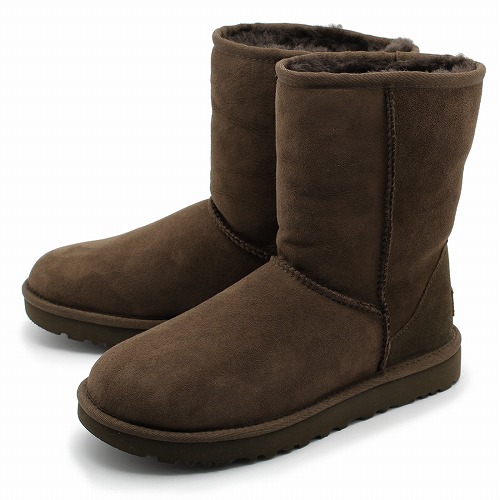 アグ ムートンブーツ レディース クラシックショート II UGG ブラック 黒 ブラウン 茶 シューズ ブーツ モコモコ ブランド ボア