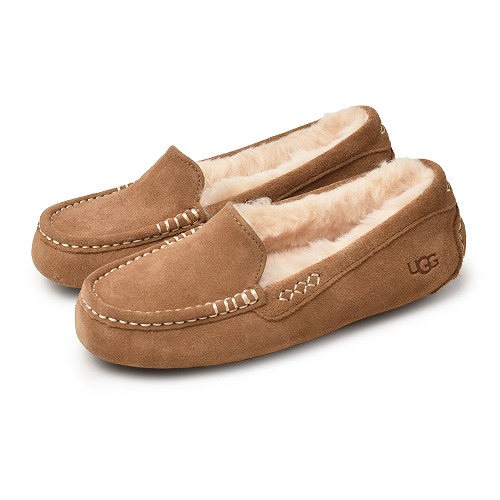 SALE アグ モカシン ブーツ レディース アンスレー UGG 1106878 ブラック 黒 ベー...