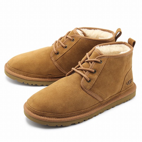 送料無料 アグ ムートンブーツ メンズ レディース ニューメル UGG 3236 黒 ブラウン 茶 ショートブーツ シープスキン ブランド