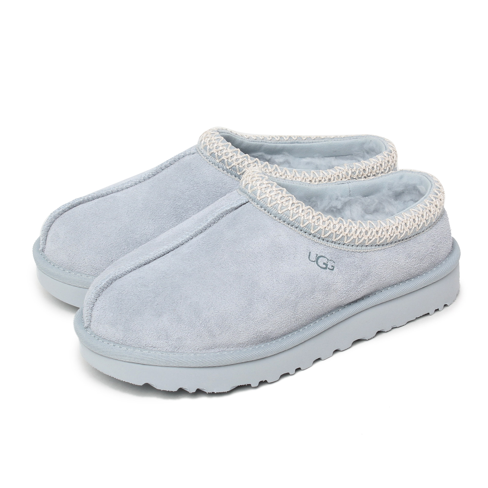 UGG グレー スリッパ ファー付き