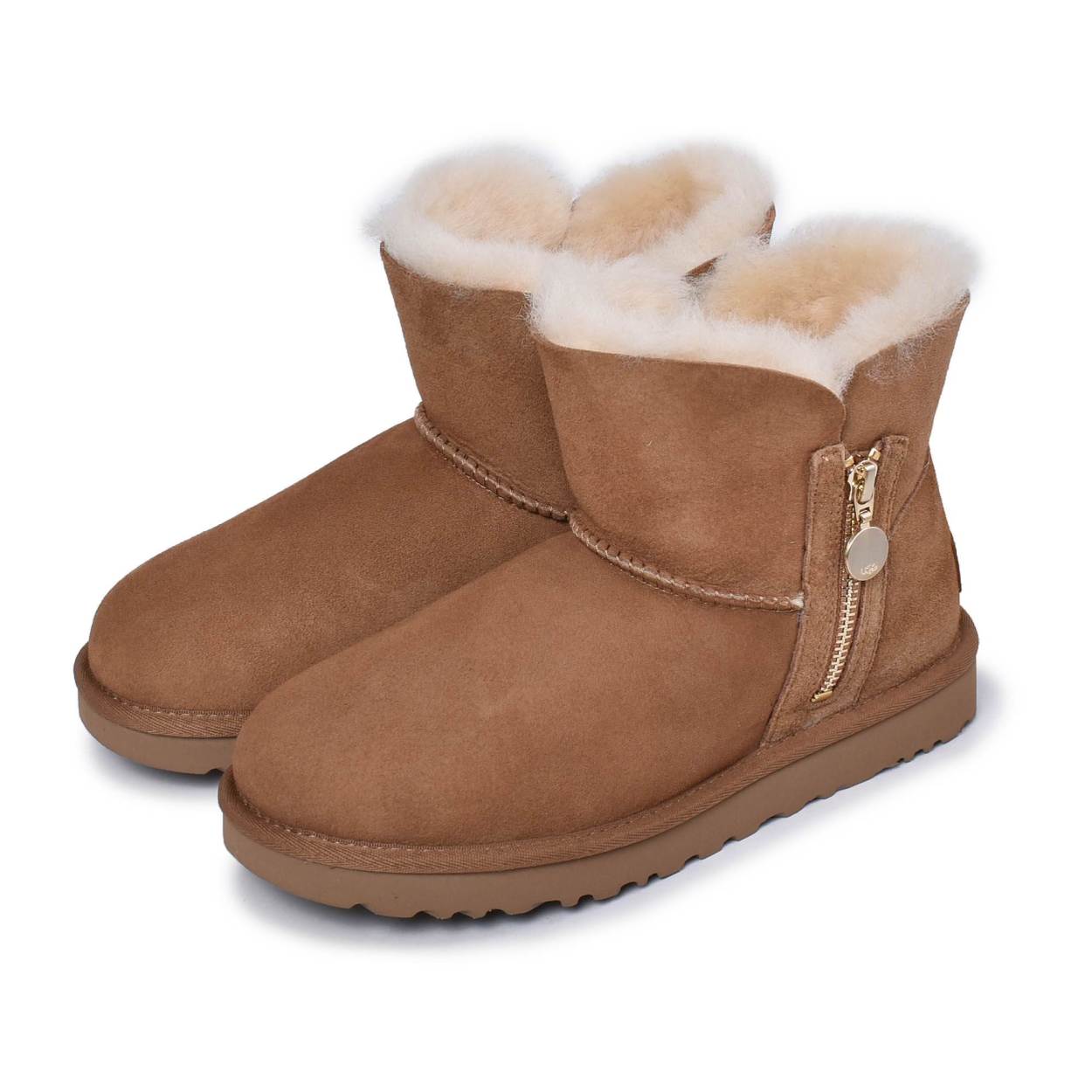 送料無料 アグ ブーツ レディース ベイリー ジップ ミニ UGG 1112481 ブラック 黒 ブラウン グレー シューズ ショートブーツ ショート  靴