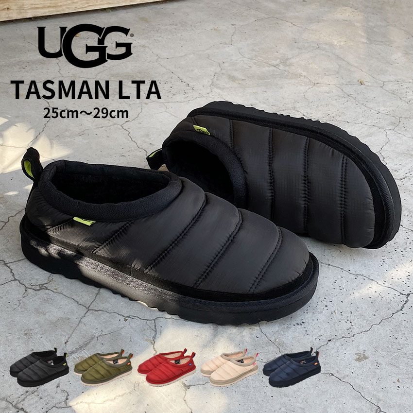 SALE 送料無料 アグ スリッポン メンズ タスマン LTA UGG 1127735 黒 白 ネイビー 紺 シューズ スリップオン 履きやすい 緑