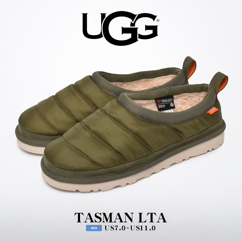 送料無料 アグ スリッポン メンズ タスマン LTA UGG 1127735 黒 白 ネイビー 紺 シューズ スリップオン 履きやすい 緑 父の日