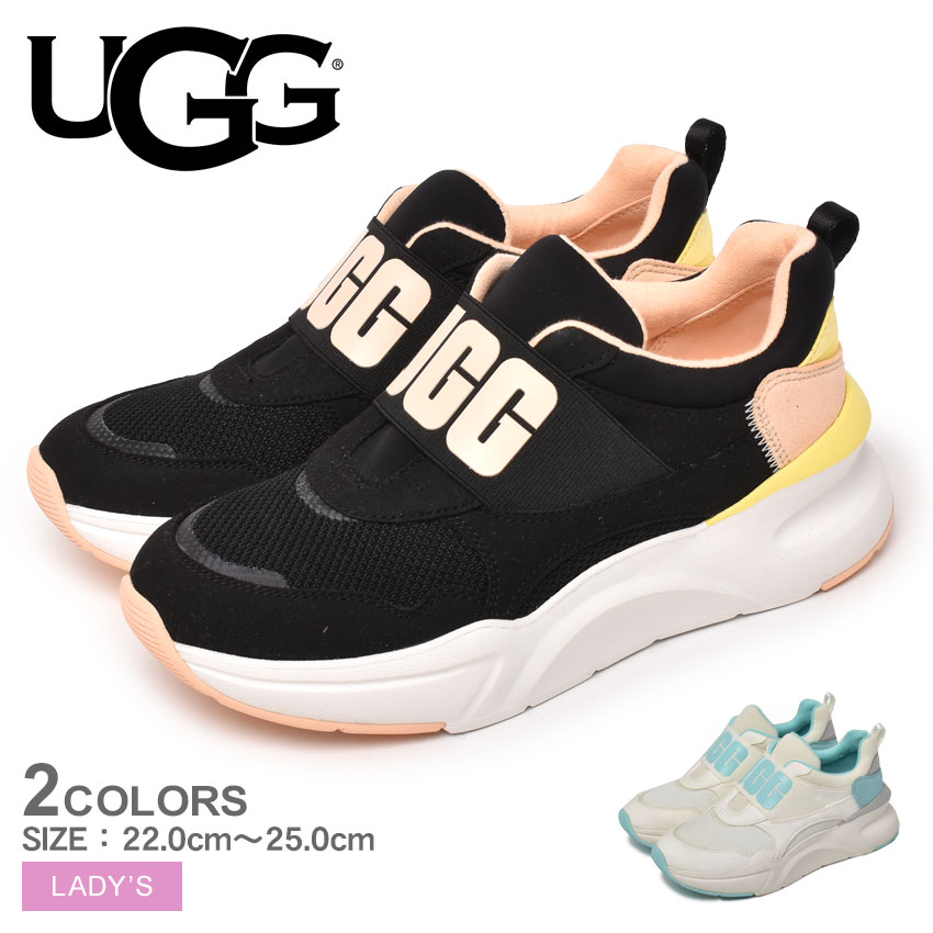 SALE 送料無料 アグ スニーカー レディース LA FLEX UGG 1120704 黒 白 靴 シューズ 通勤 通学 ローカット おしゃれ  通気性 : 1262-0310 : Z-CRAFT ヤフーショッピング店 - 通販 - Yahoo!ショッピング