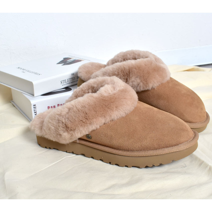 送料無料 アグ スリッパ レディース W CLASSIC SLIPPER II UGG 1130876 黒 チャコール ブラウン シューズ 厚底  スリップオン 秋