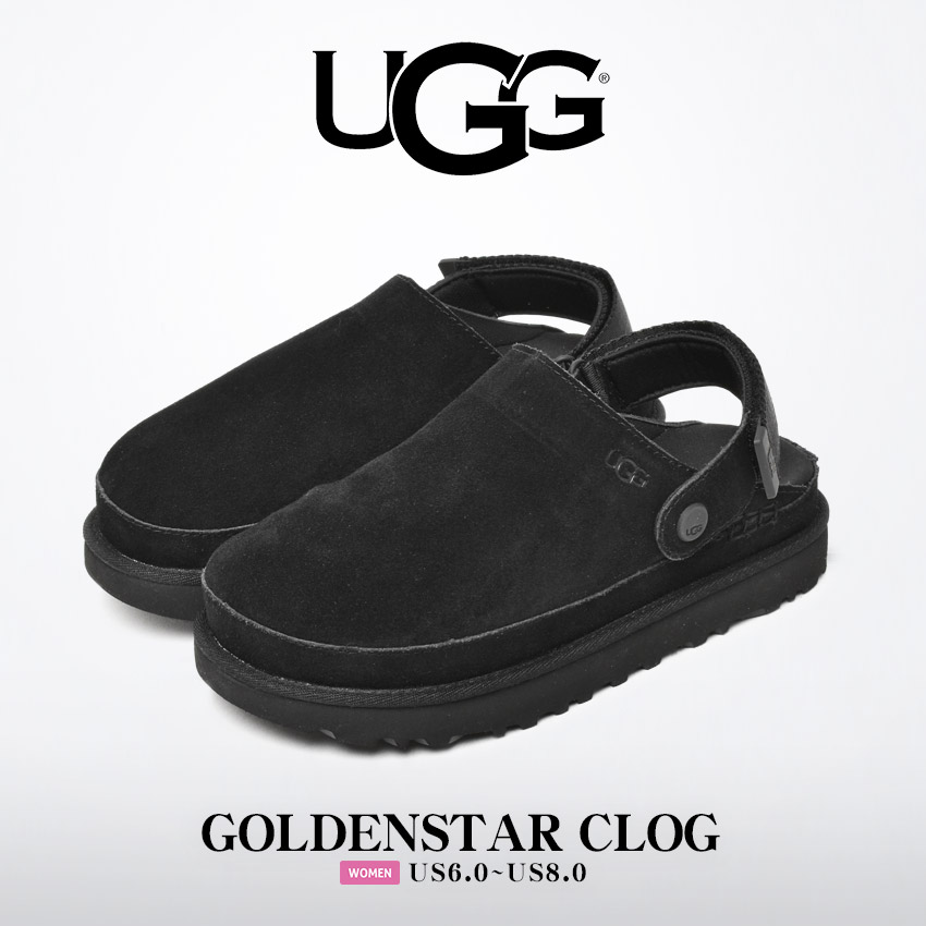 送料無料 アグ サンダル レディース ゴールデンスター クロッグ UGG 1138252 黒 ブラウン 茶 靴 シューズ スリッポン｜z-craft｜02