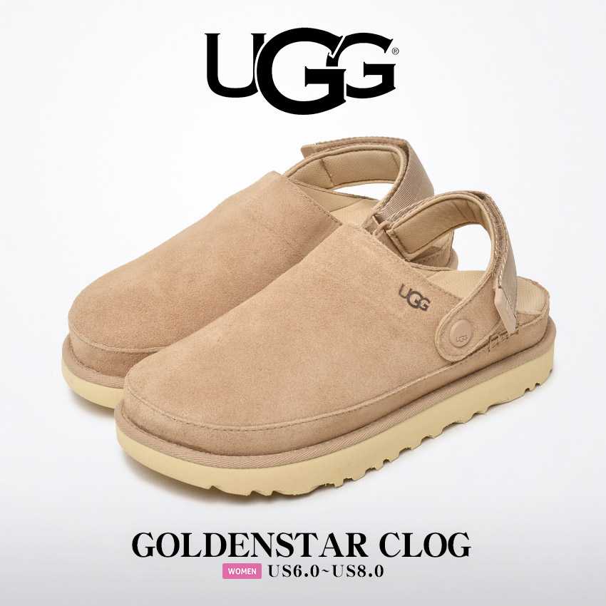 送料無料 アグ サンダル レディース ゴールデンスター クロッグ UGG 1138252 黒 ブラウン 茶 靴 シューズ スリッポン｜z-craft｜04