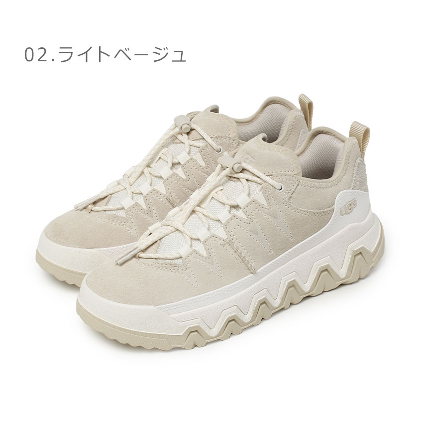 大特価！美品　UGG厚底スニーカー グレー/ベージュ UGG ベージュ 厚底スニーカー - メルカリ
