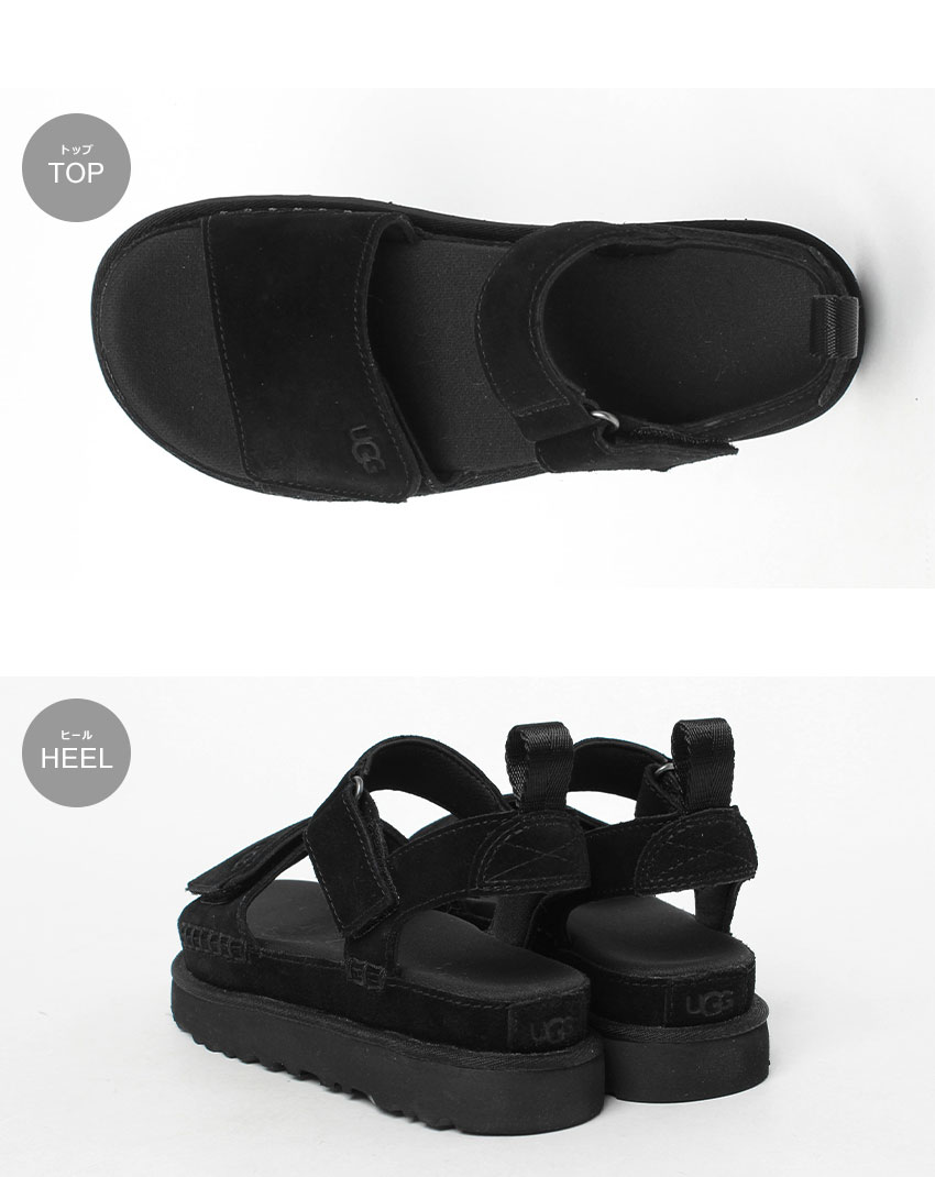 希少 UGG スエード スポーツサンダル ブラウン@o01 UGG アグ サンダル レディース ゴールデンスター 1136783