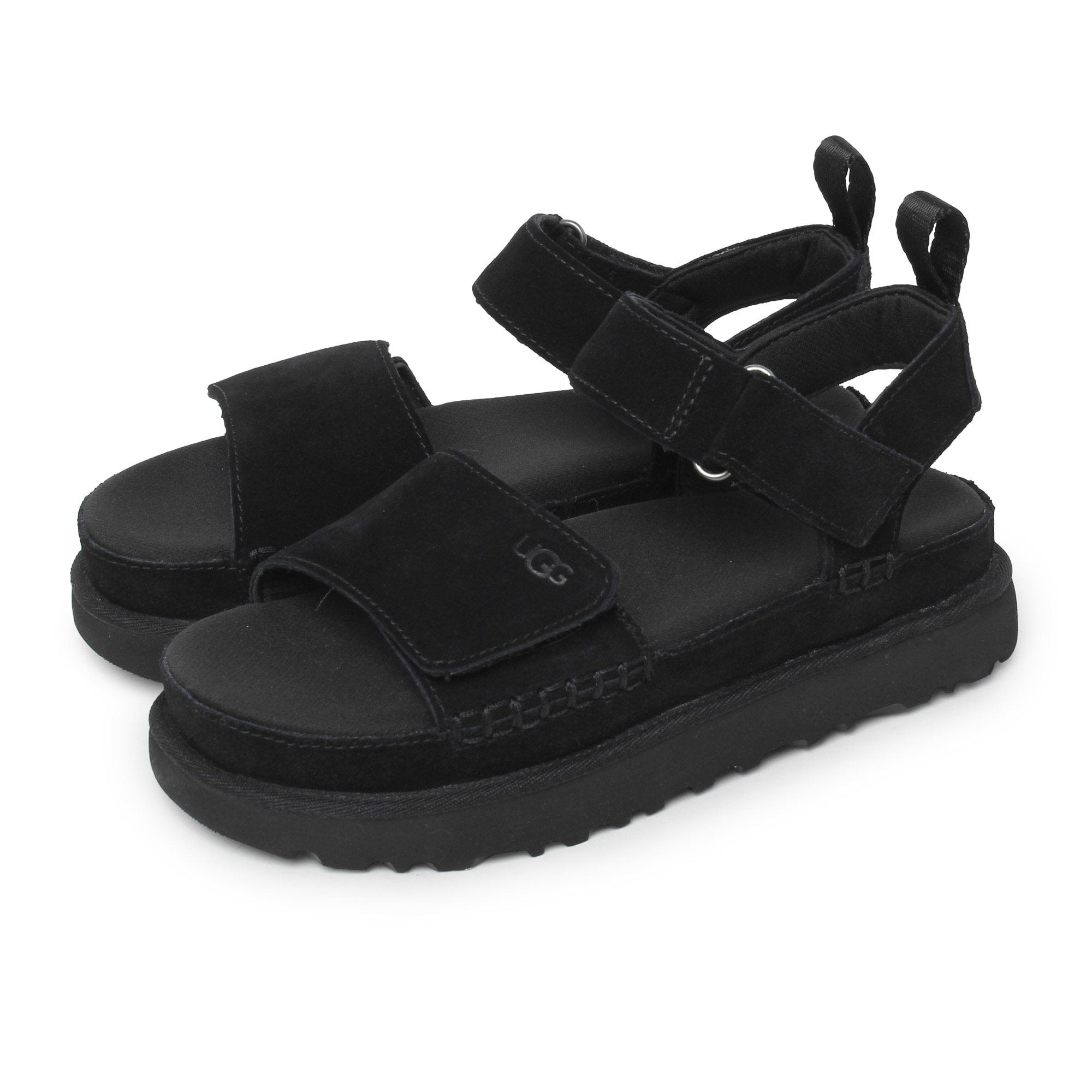 UGG アグ　スポーツサンダル　厚底サンダル　ブラック　美品　24.5〜25cm 美品】UGG アグ サンダル ブラック 24 5㎝｜Yahoo!フリマ（旧