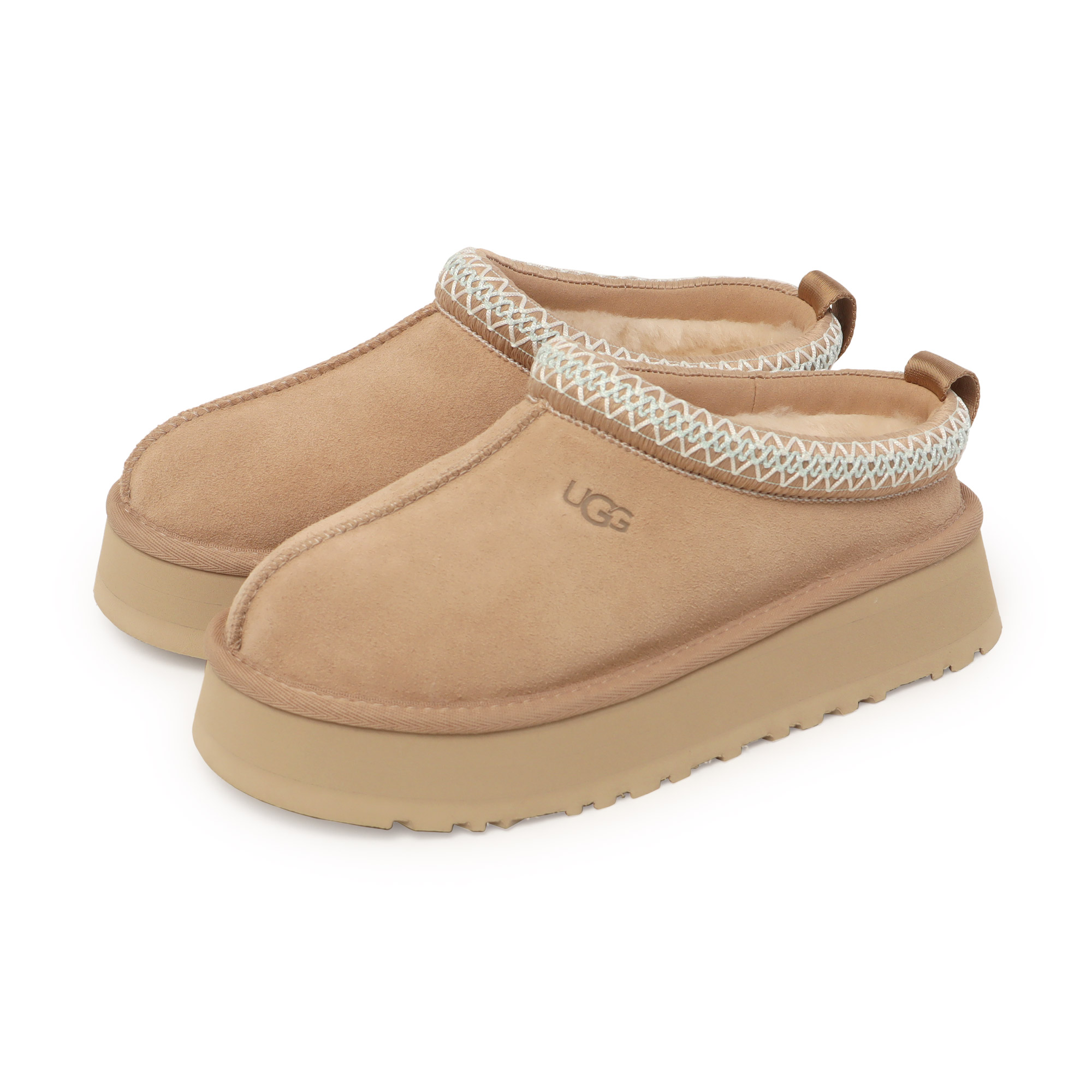 UGG アグ　ベージュ 厚底サボサンダル　ブーツ 24CM UGG（アグ） サボサンダル レディース タズ II UGG 1174471 ブラック