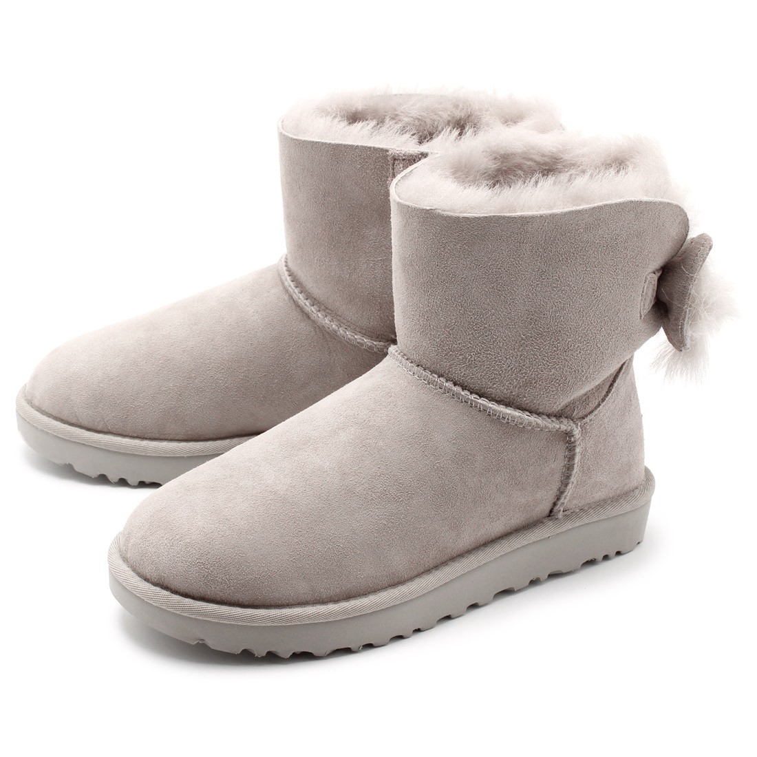 送料無料 UGG アグ ムートンブーツ レディース ブーツ フラッフ ボウ