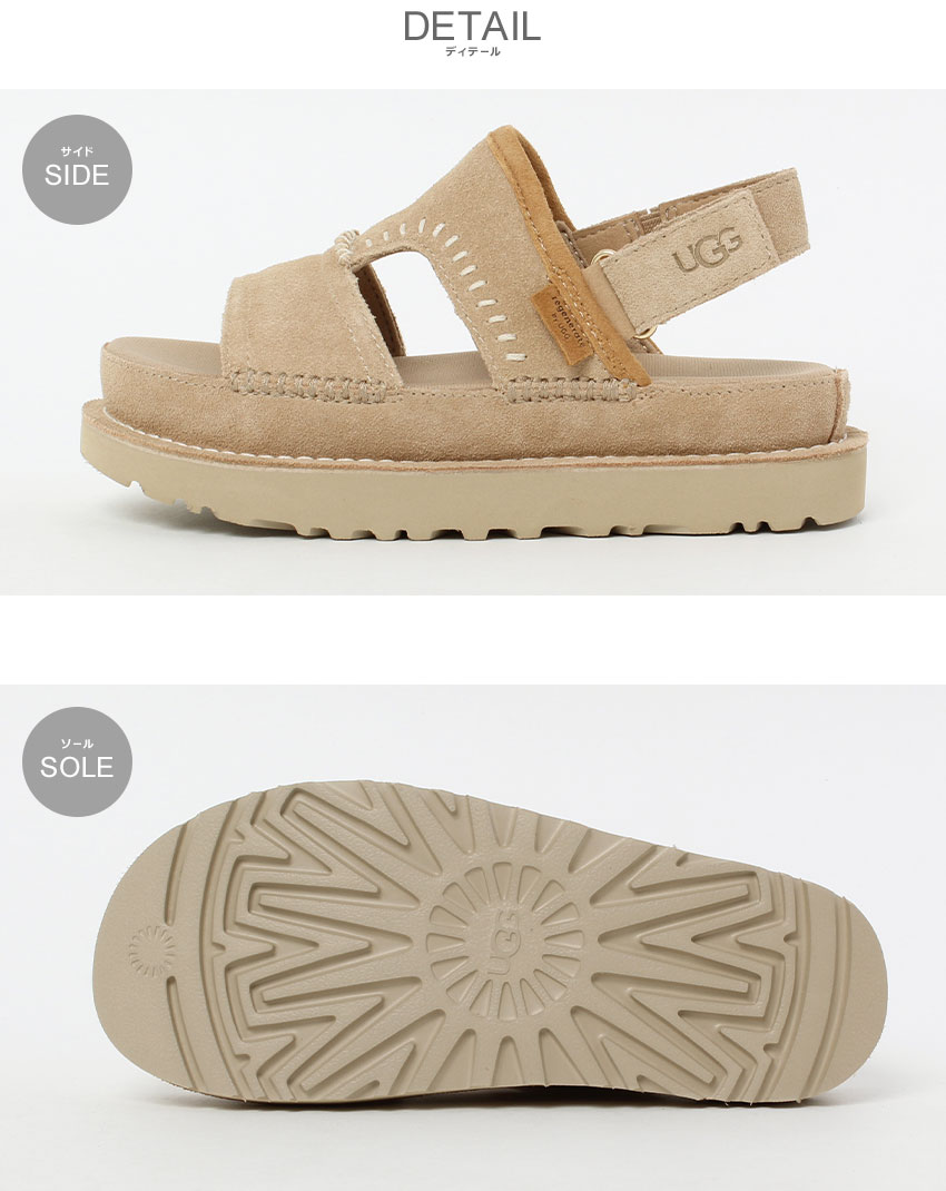 【UGG】スポーツサンダル ベージュ UGG（アグ） サンダル レディース ゴールデンスター リジェネレート