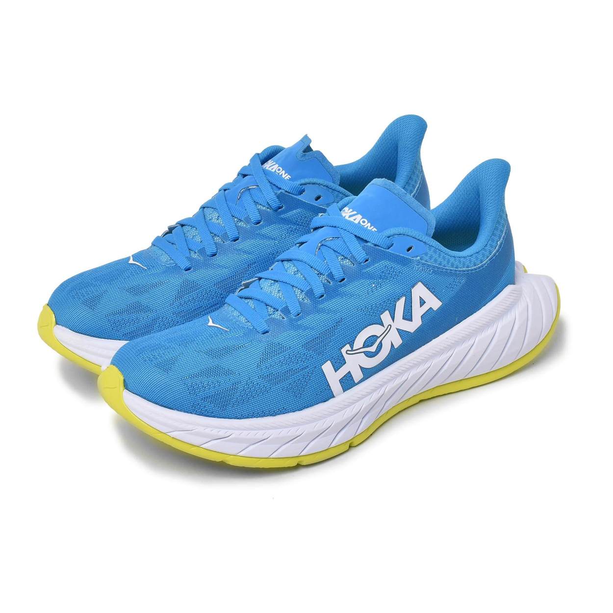 送料無料 ホカオネオネ ランニングシューズ レディース HOKA ONEONE 1113527 青 白 シューズ ロードシューズ ブランド シンプル