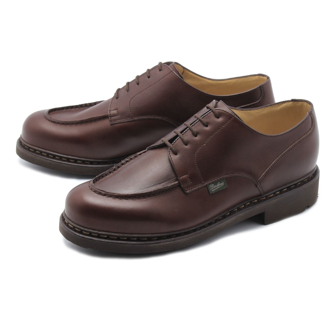 （店内全品クリアランス） PARABOOT パラブーツ メンズ 紳士靴 シャンボード CHAMBORD 7107 フォーマル ビジネス レースアップ  ラバーソール 革靴 本革 黒