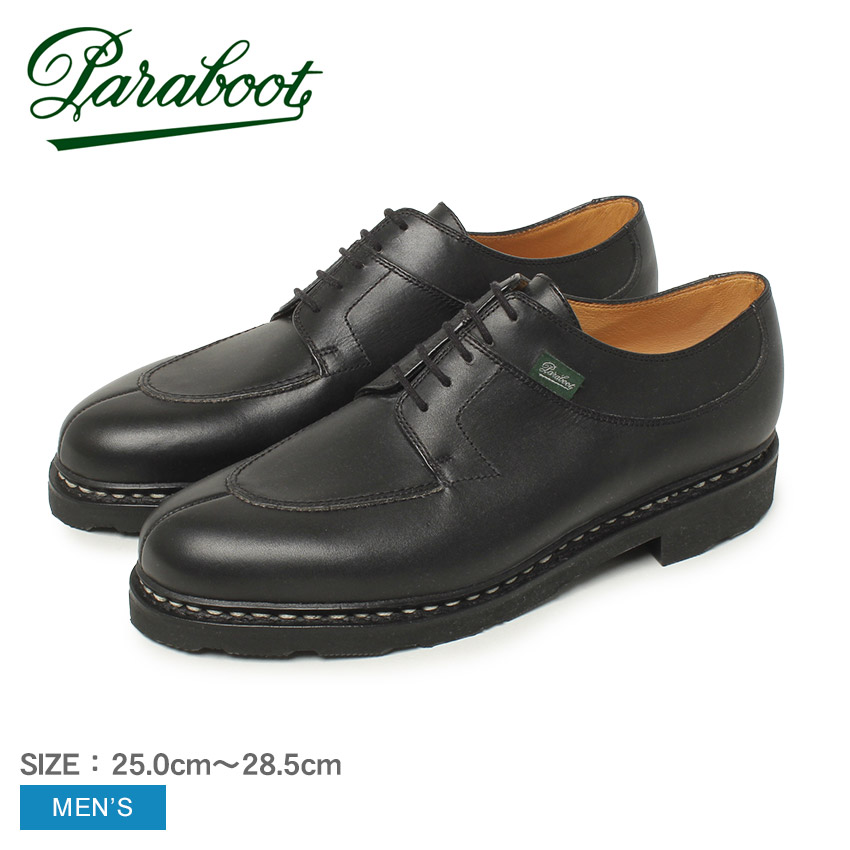 パラブーツ レザーシューズ メンズ PARABOOT 705109 ブラック 黒 靴 紳士靴 シューズ Uチップシューズ Uチップ ビジネスシューズ  NOIRE-LIS NOIR 革靴 本革 : 13021152 : Z-MALL ヤフーショッピング店 - 通販 - Yahoo!ショッピング