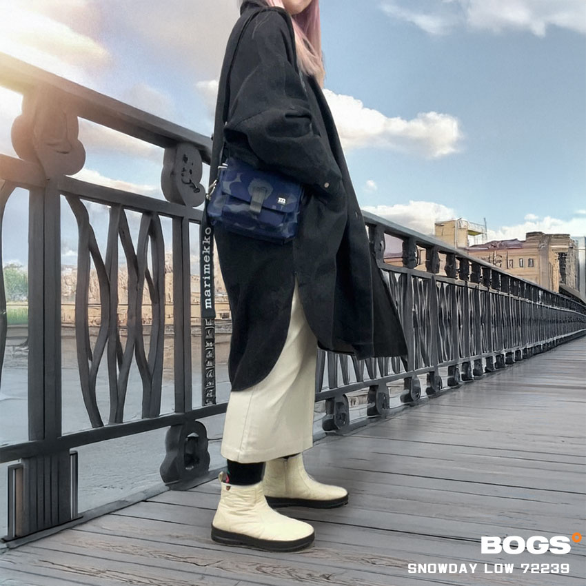 てり BOGS（ボグス） スノーブーツ メンズ レディース スノーデイ ロー BOGS