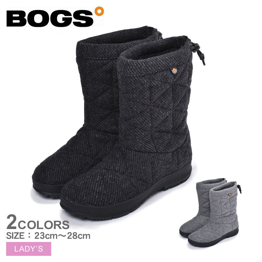 送料無料 スノーブーツ スノーデイ ミッド ウール BOGS ボグス NOWDAY