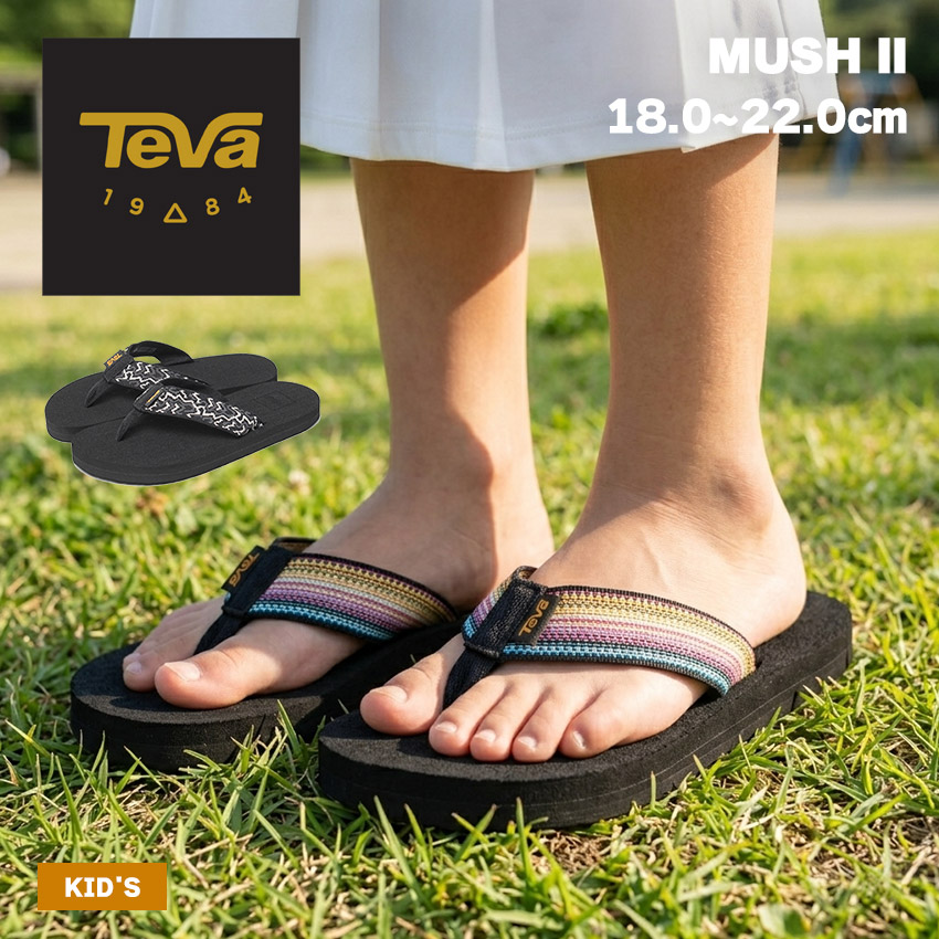 Teva（テバ） サンダル キッズ マッシュII TEVA 1093656C ブラック 黒