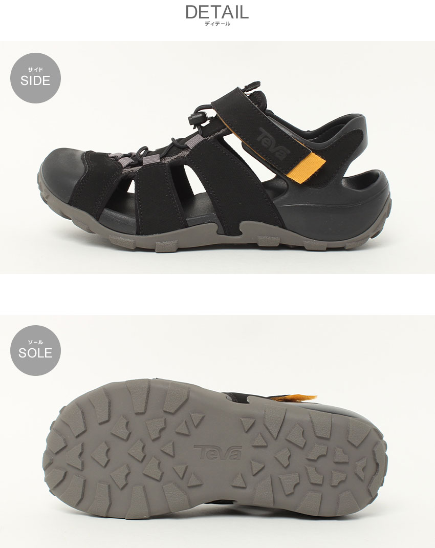 Teva テバ サンダル メンズ FLINTWOOD TEVA 1118941 ブラック 黒