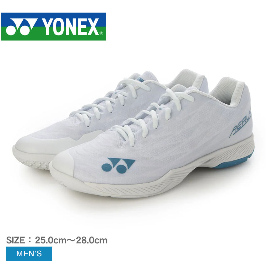 YONEX バドミントンシューズ ホワイト/ブラック YONEX（ヨネックス） バドミントンシューズ メンズ YONEX SHBAZ2M