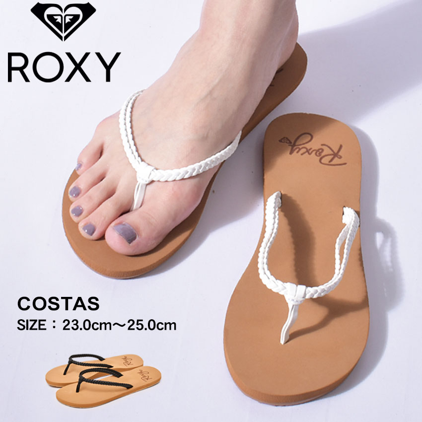 ROXY ロキシー サンダル レディース COSTAS ARJL100763 ブラック