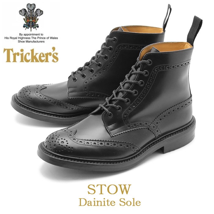 送料無料 トリッカーズ ブーツ メンズ ストウ TRICKER'S M5634 9カーフ