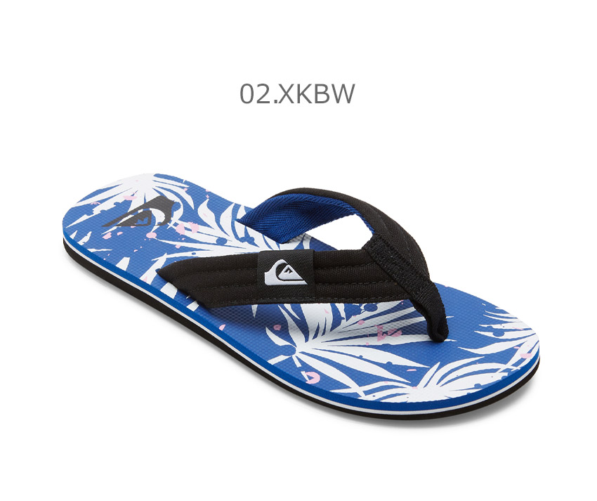 クイックシルバー サンダル メンズ MOLOKAI LAYBACK II QUIKSILVER AQYL101339 黒 ビーチサンダル ビーサン 海