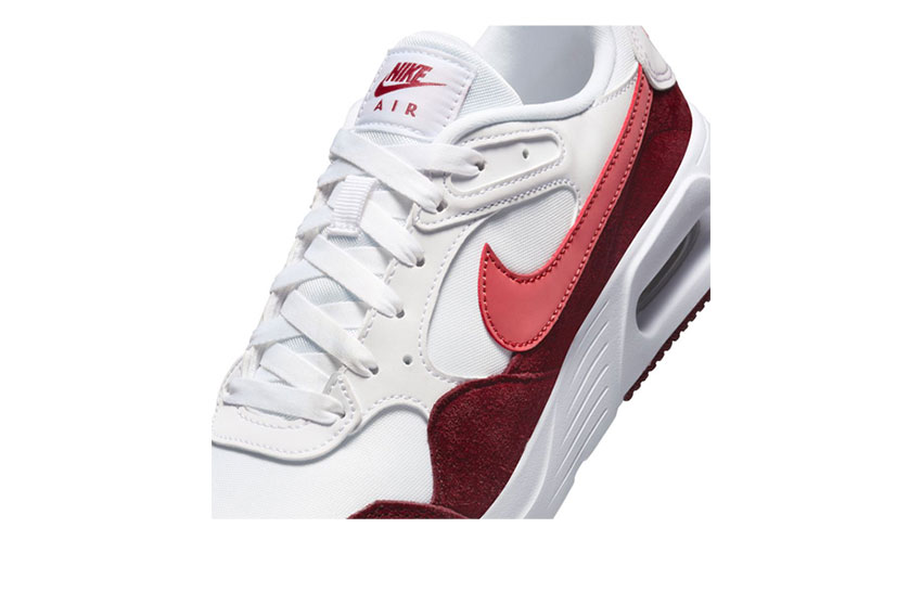 Nike Air Max ホワイト/レッド スニーカー　軽いシューズ ナイキ ゴルフシューズ スパイクレス NIKE AIR MAX ナイキ エア