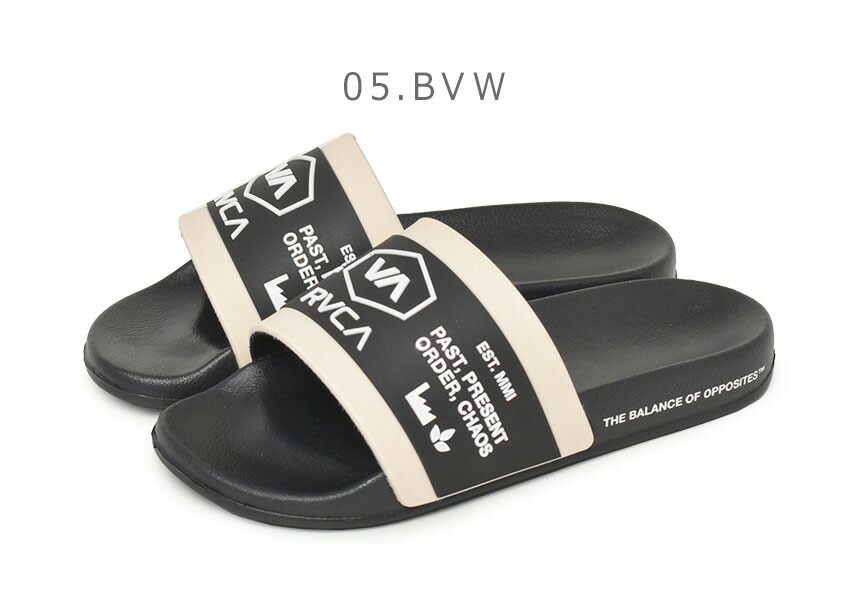 RVCA ルーカ サンダル レディース CHAINMAIL SHOWER SLIDE BE043971  